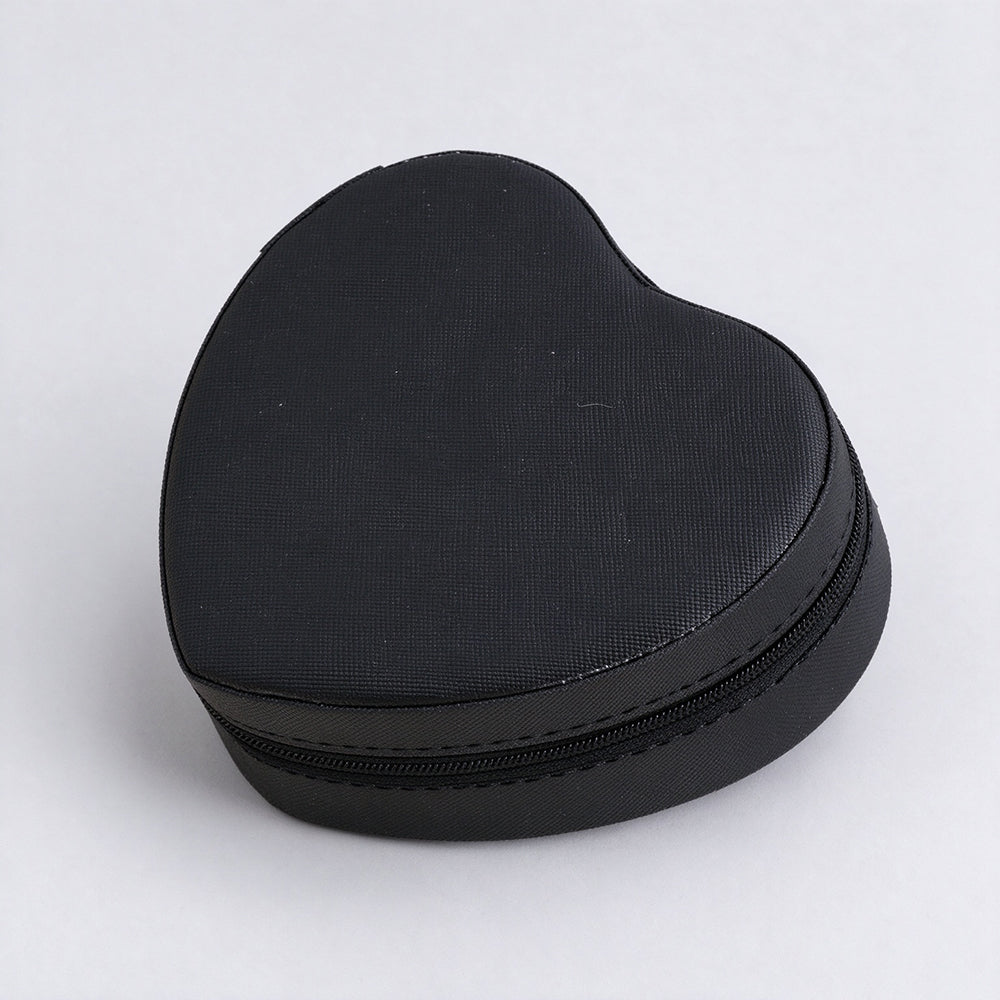 Fashion Heart Shape Portable Jewelry Box 6H13HSJ148