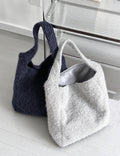Retro Woolen Large Capacity Commute Tote Bag 6W10BBG2490