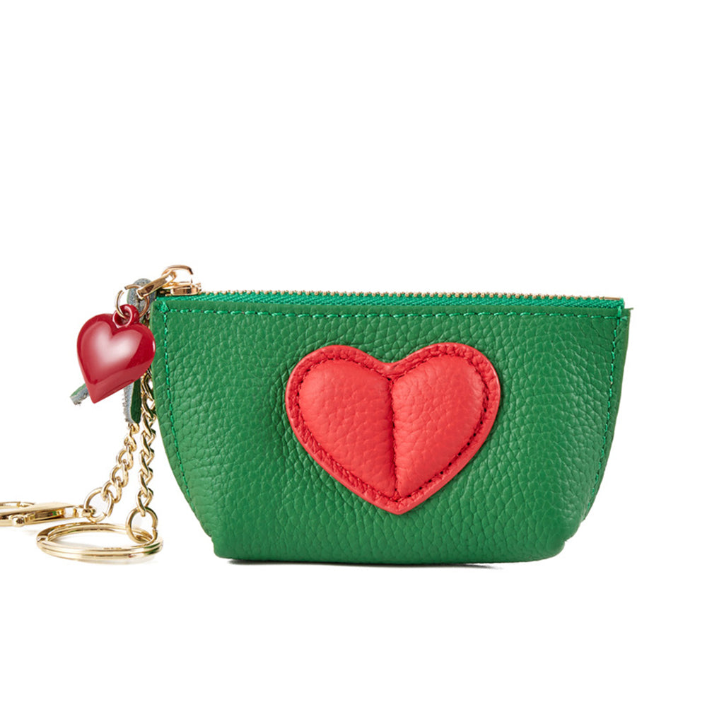 Cute 3D Heart Leather Mini Coin Purse 6W10BWB306