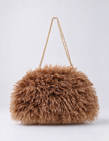 Fuzzy Plush Large Capacity Cloud Shoulder Bag 6W10BBG2348
