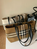 Vintage Plaid Pattern Portable Shoulder Bag 6W10BBG1951