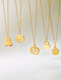 Simple Halloween Pumpkin Ghost Choker Necklace 6W6JNC613