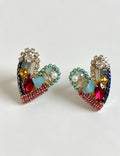 Heart Stud Earrings - DippedShop Wholesale - #3667