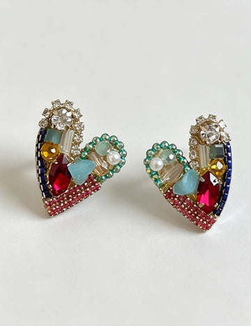 Heart Stud Earrings - DippedShop Wholesale - #3667