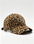Stylish Leopard Print Curved Brim Baseball Caps MK2COW6W6HAT198