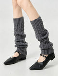 Winter Cable Knit Knee High Leg Warmers 6W8FSO874