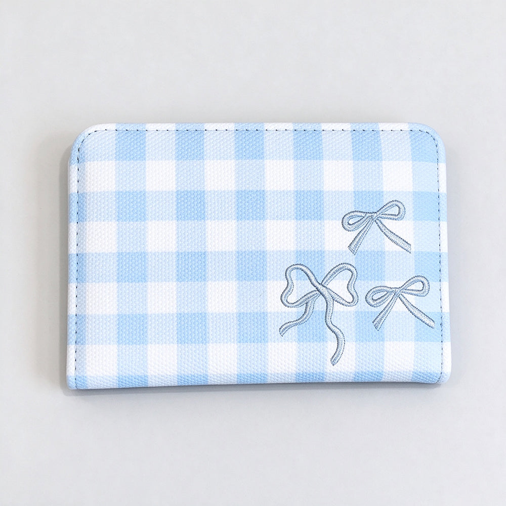Plaid Bow Wallet - DippedShop Wholesale - #6595