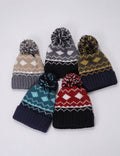 Thick Jacquard Beanie Hat - DippedShop Wholesale - #6371
