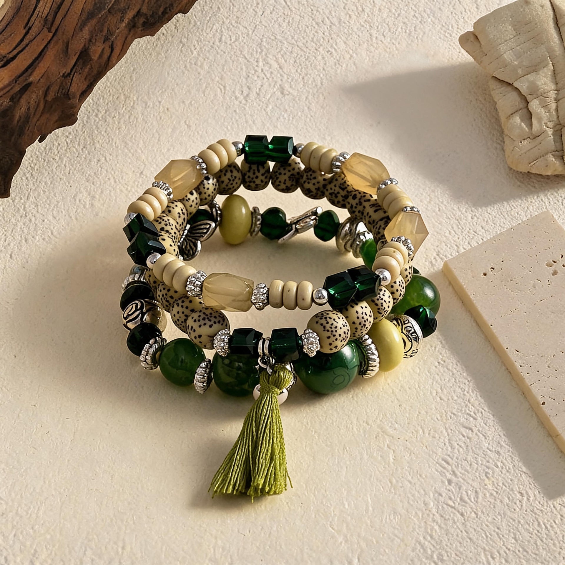 Boho Style Irregular Beaded Chain Bracelets 6W6JBR635