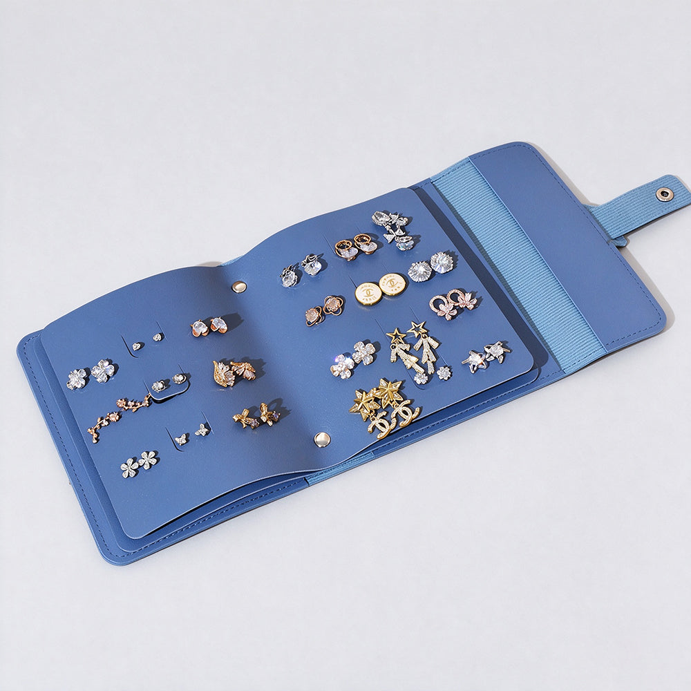 Simple Foldable Earring Hold Jewelry Book Organizer 6H13HSJ150