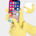 Wool Blend Knit Gloves - DippedShop Wholesale - #6339