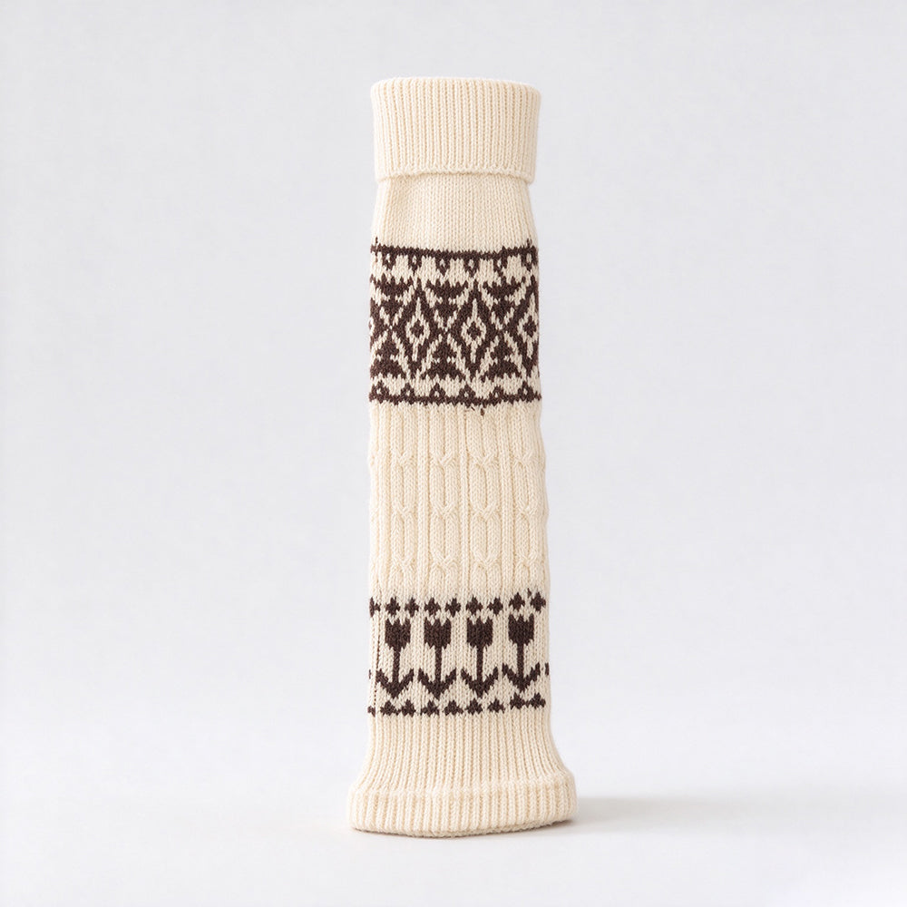 Fair Isle Leg Warmers - DippedShop Wholesale - #9459