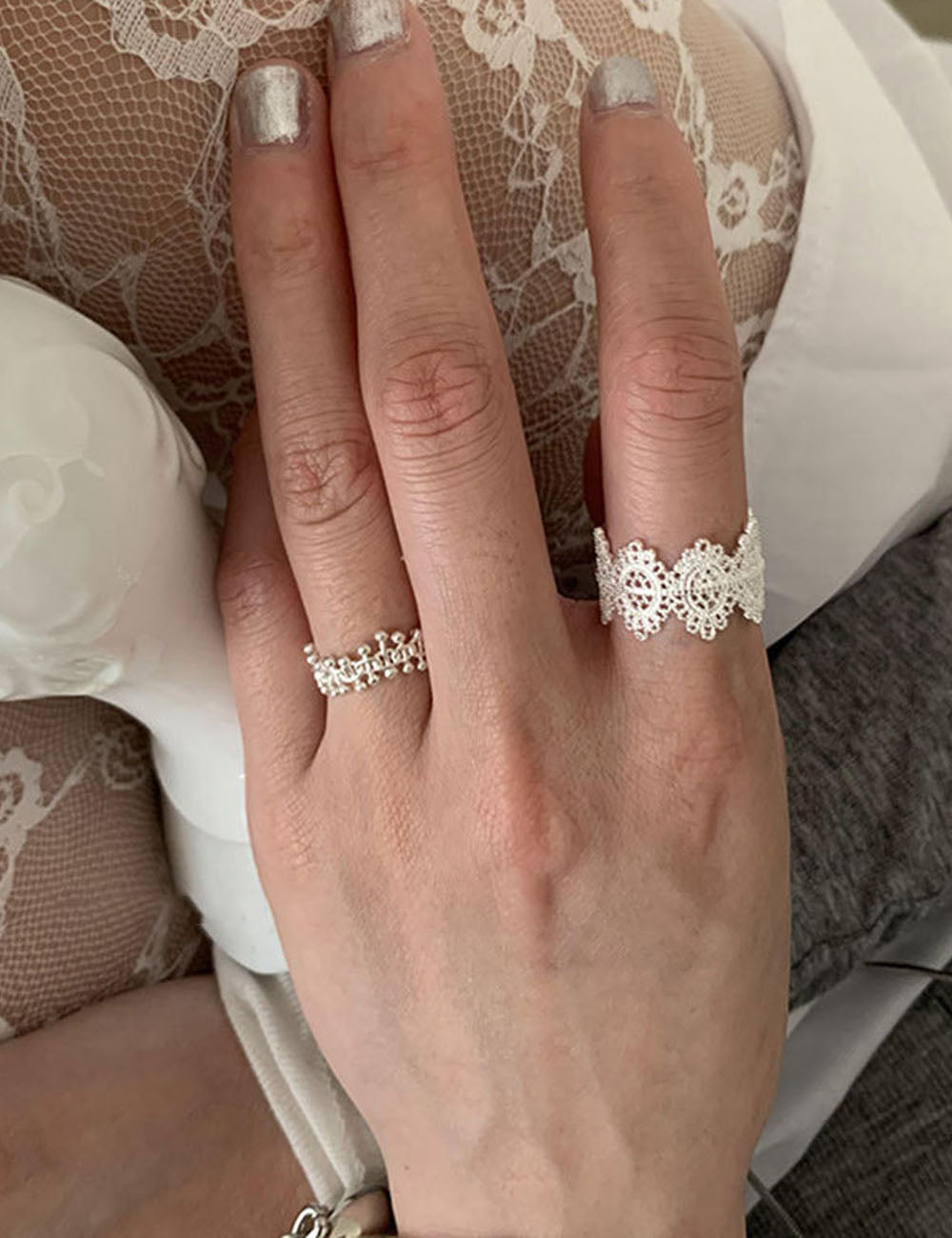 Lace Hollow Out Ring - DippedShop Wholesale - #8227