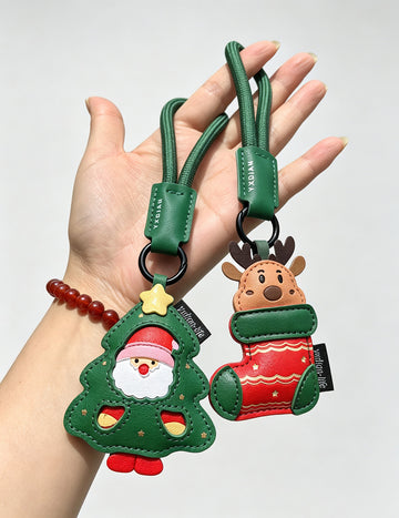 Creative PU Leather Christmas Stocking Ornament S6H7HBW562