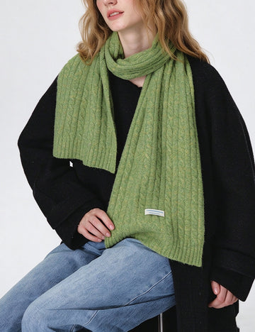Cable Knit Scarf - DippedShop Wholesale - #3299