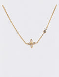 Fashion Cubic Zircon Four Leaf Clover Pendant Necklace 6W6JNC1067