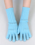 Long Knit Touchscreen Gloves - DippedShop Wholesale - #4163