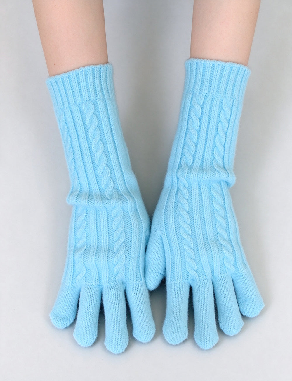 Long Knit Touchscreen Gloves - DippedShop Wholesale - #4163