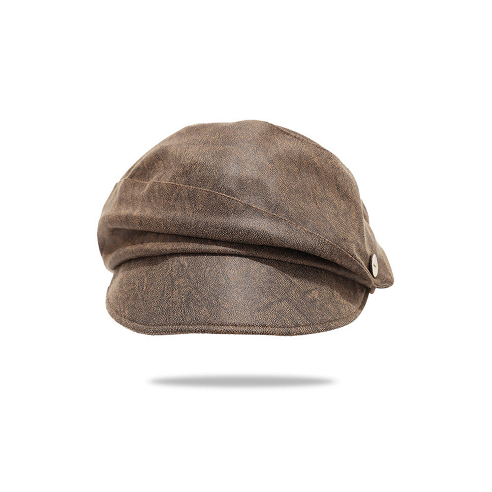 Vintage Maillard Button Soft Beret Hat 6W6HAT785