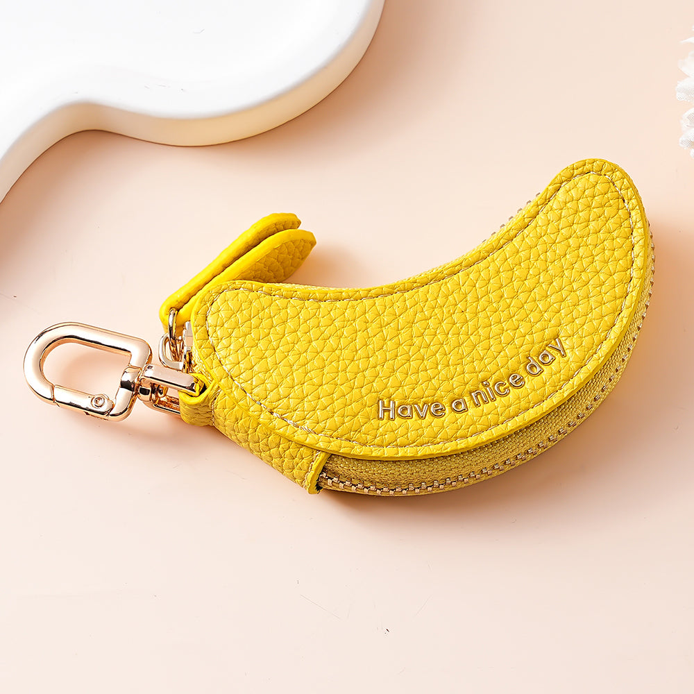 Banana Coin Pouch Keychain - DippedShop Wholesale - #5491