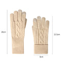 Cable Knit Touchscreen Gloves - DippedShop Wholesale - #1699
