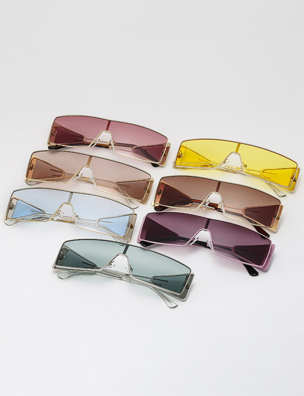 Trendy Wrap‑Around Polarized Sunglasses MK2PPIM6W6GSG222