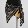 Retro Floral Print Versatile Soft Triangle Scarf 6W6NSC209