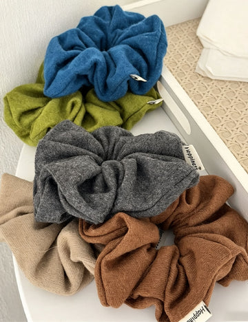 Minimalist Solid Color Knit Elastic Hair 6W6HSR349