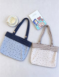Striped Star Slouchy Tote - DippedShop Wholesale - #6659