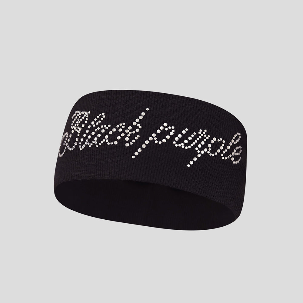 Rhinestone Letter Wide Headband - DippedShop Wholesale - #7907