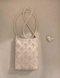 Cute Floral Beaded Embroidery Evening Bag 6S10BBG1464
