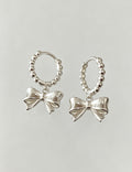 Bow Knot Huggie Earrings - DippedShop Wholesale - #0803