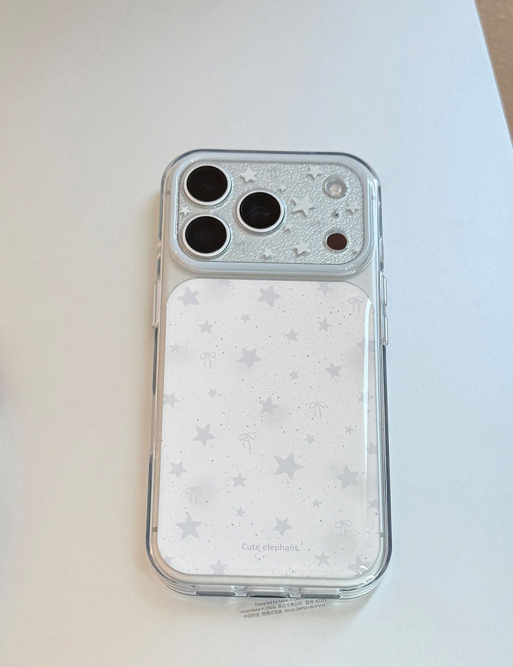 Star Pattern Transparent iPhone Case - DippedShop Wholesale - #6339