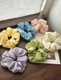 Trendy Solid Color Puff Elastic Scrunchies MK2BW6W6HSR62