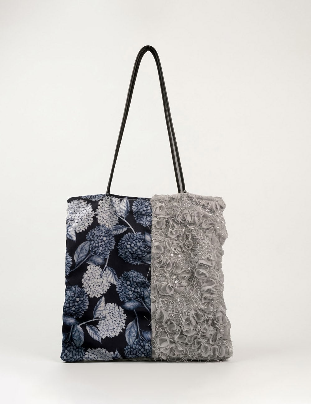 Vintage Hydrangea Print Lace Floral Shoulder Bag 6W10BBG1993