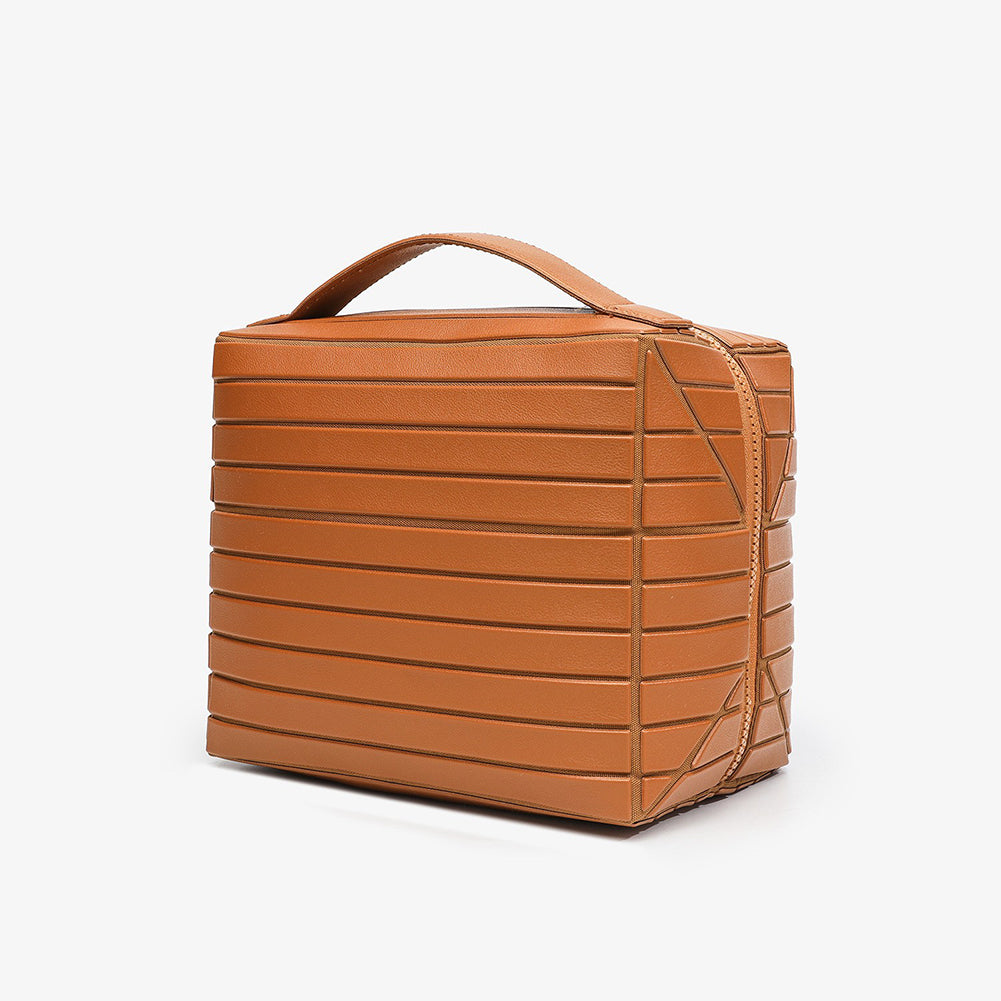 Trendy Striped Large Capacity Foldable Makeup Bag 6W5CO393