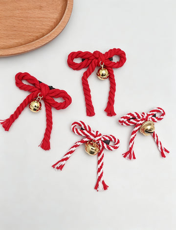 Cute Bowknot Jingle Bell Non Slip Hair Clip 6W6HPN100
