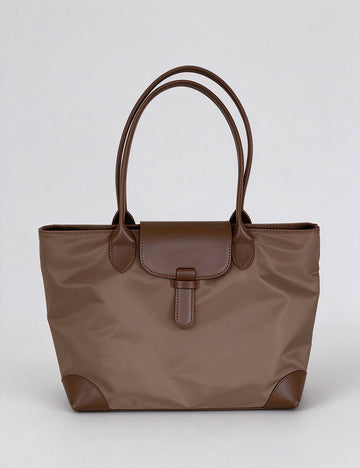 Nylon Tote Shoulder Bag - DippedShop Wholesale - #6835