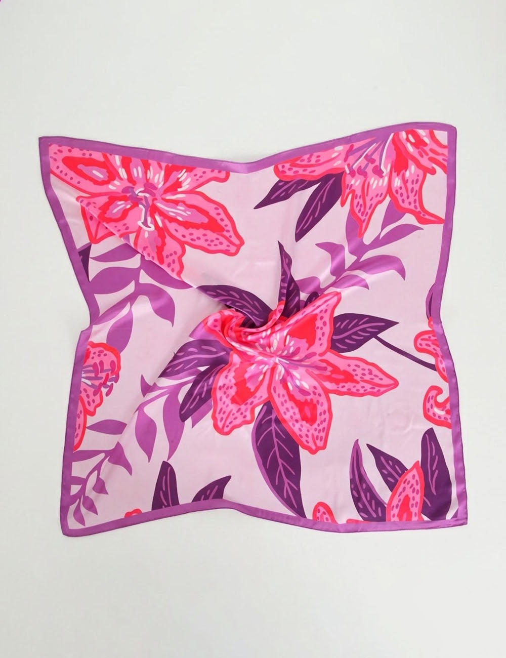 Cashew Print Silk Scarf - DippedShop Wholesale - #9523