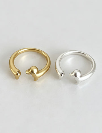 Dachshund Open Ring - DippedShop Wholesale - #8211