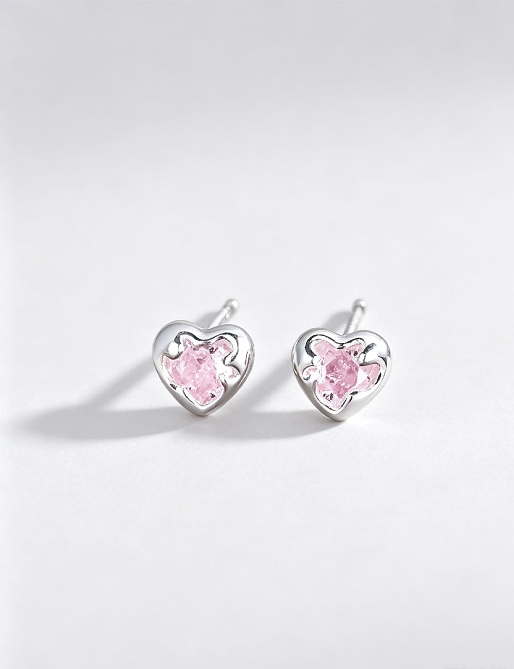 Heart Stud Earrings - DippedShop Wholesale - #5043