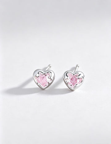 Heart Stud Earrings - DippedShop Wholesale - #5043