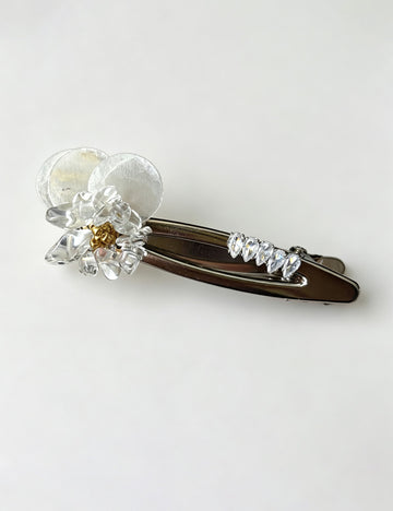 Sweet Crystal Beaded Floral Hair Clips 6W6HCP1222