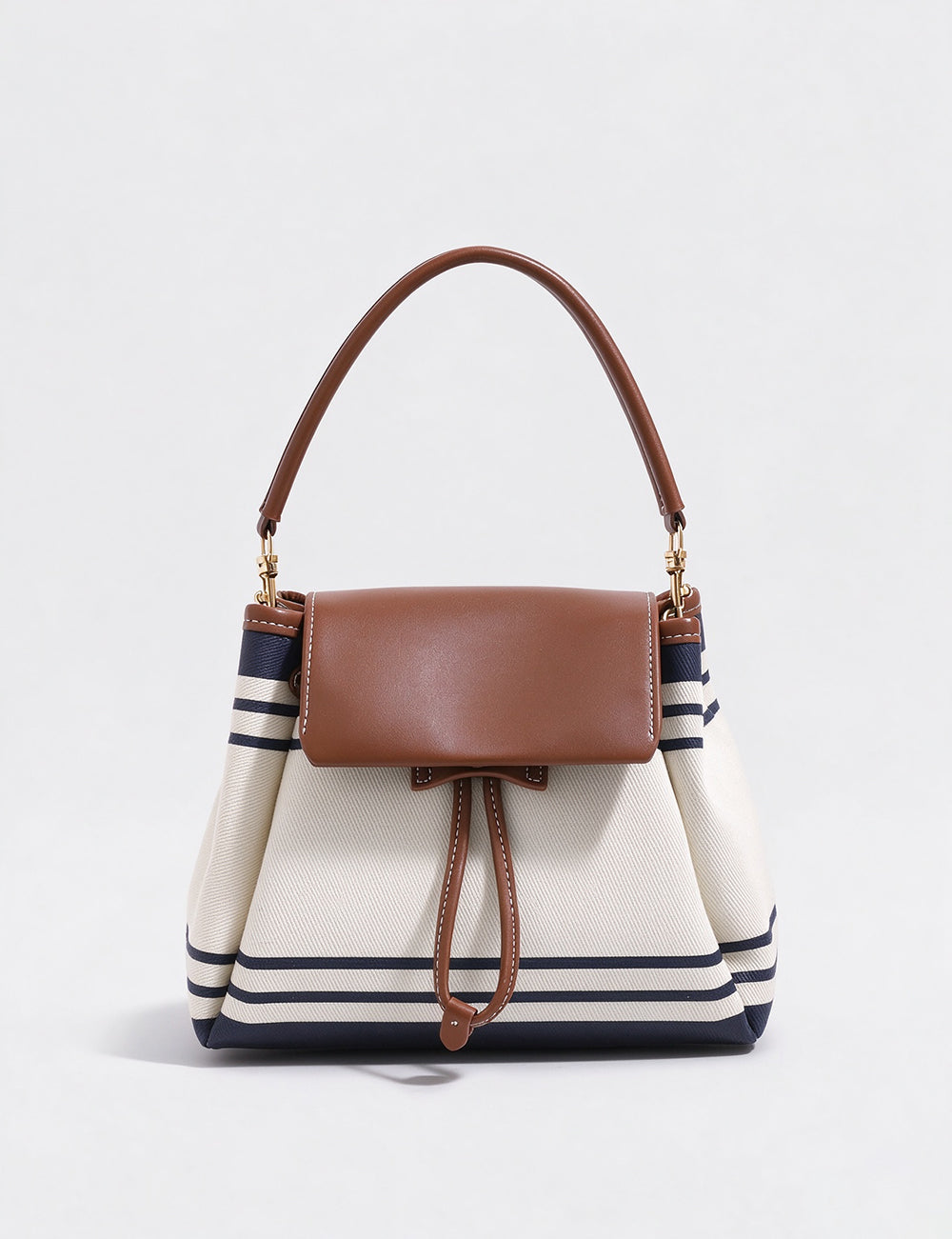 Trendy Striped Color Block Commuter Backpack 6W10BBG2417