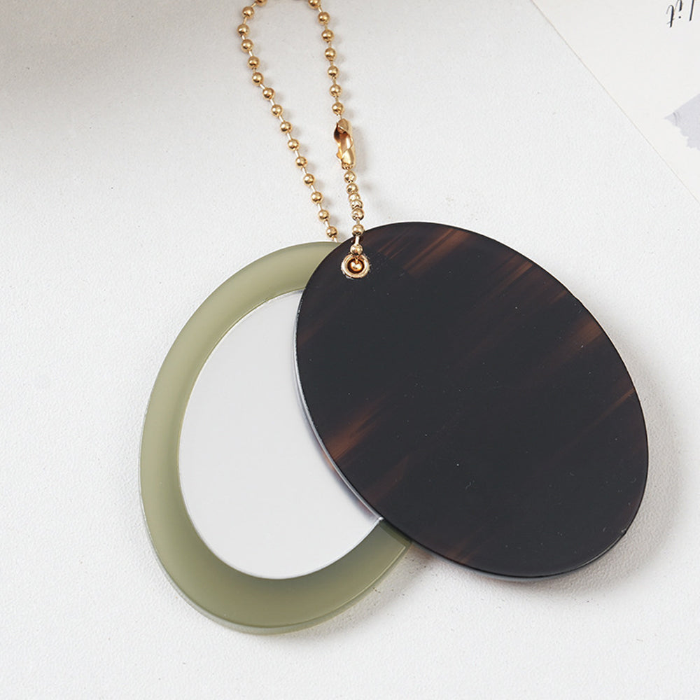 Oval Acetate Bag Charm - DippedShop Wholesale - #0915