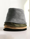 Faux Suede Bucket Hat - DippedShop Wholesale - #4115
