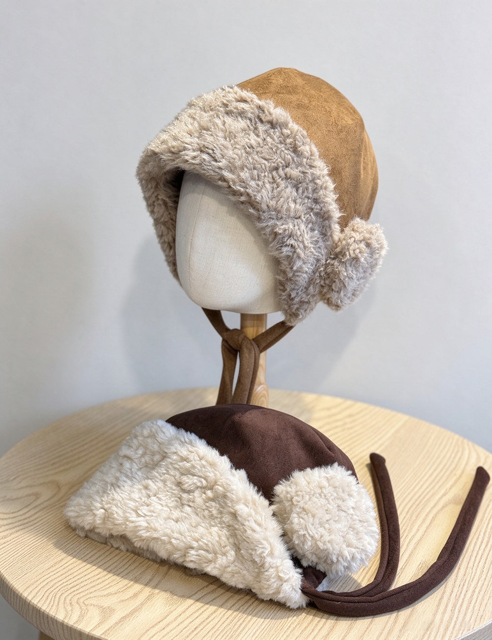 Suede Earflap Pilot Cap - DippedShop Wholesale - #0915