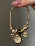 Charm Bracelet Watch - DippedShop Wholesale - #7363