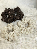 Sweet Floral Print Ruffled Hair Scrunchies 6W6HSR378