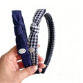 Cute Denim Bow Knot Non Slip Headband 6W6HBD366